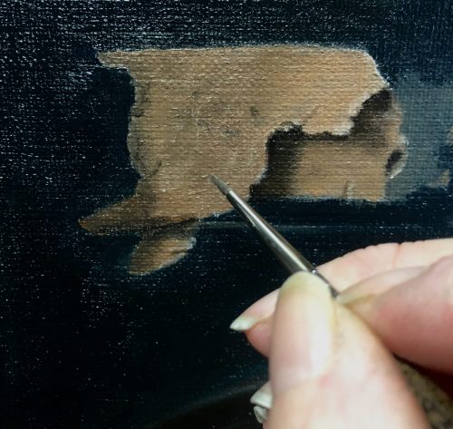 Suus van de Water schilderij Opa 02